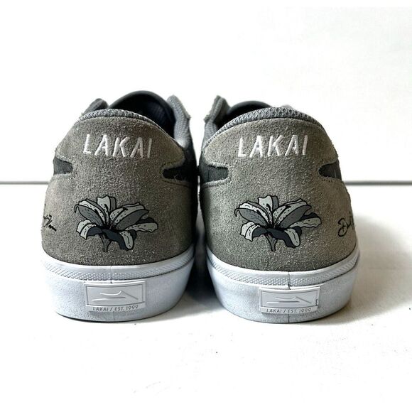 Lakai Stargazer Manchester Skate Shoes Sneakers Mens 10.5 Suede Gray Lace Up Low - Picture 9 of 11